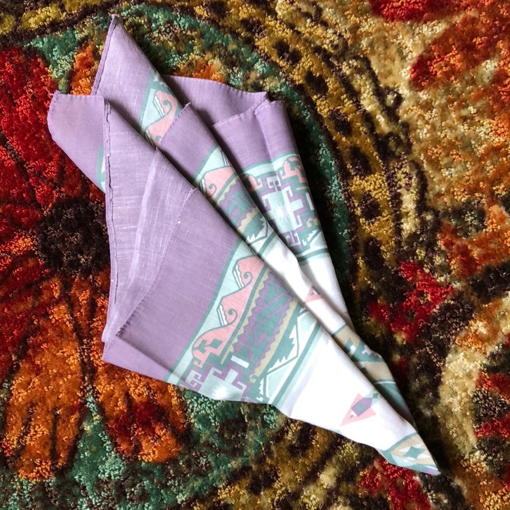 Bandana🌵Southwestern Pastel Print USA Tribal